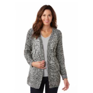 Canyon River Blues Open-Front Cardigan - Marled